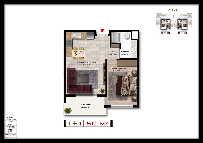 اطلالة بحرية - مناسب كمنزل للعطلات - مجمع قيد الانشاء في ديمرتاش  / شرق الانيا 