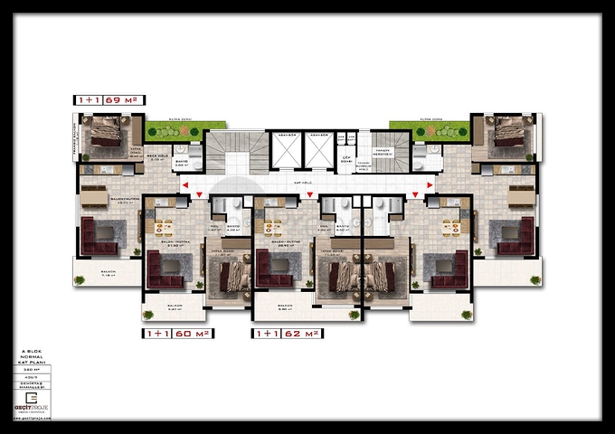 اطلالة بحرية - مناسب كمنزل للعطلات - مجمع قيد الانشاء في ديمرتاش  / شرق الانيا 