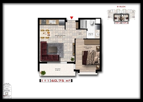 اطلالة بحرية - مناسب كمنزل للعطلات - مجمع قيد الانشاء في ديمرتاش  / شرق الانيا 