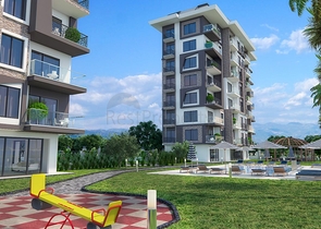 اطلالة بحرية - مناسب كمنزل للعطلات - مجمع قيد الانشاء في ديمرتاش  / شرق الانيا 