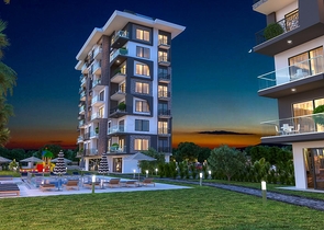 اطلالة بحرية - مناسب كمنزل للعطلات - مجمع قيد الانشاء في ديمرتاش  / شرق الانيا 