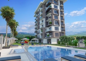 اطلالة بحرية - مناسب كمنزل للعطلات - مجمع قيد الانشاء في ديمرتاش  / شرق الانيا 