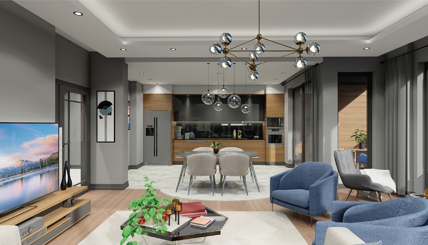 اطلالة بحر وقلعة -  شقق دوبلكس واسعة ضمن مجمع فاخر - مركز الانيا 