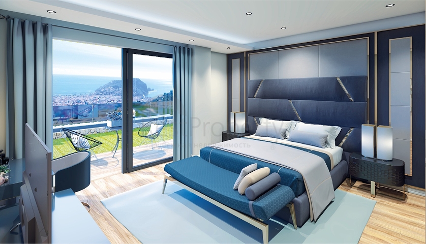 اطلالة بحر وقلعة -  شقق دوبلكس واسعة ضمن مجمع فاخر - مركز الانيا 