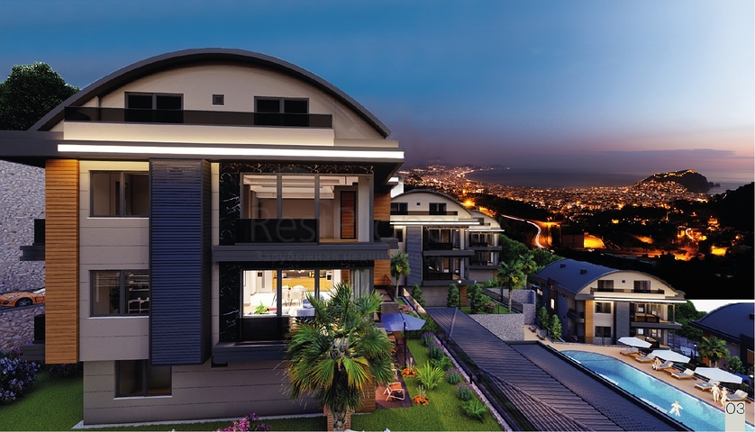 اطلالة بحر وقلعة -  شقق دوبلكس واسعة ضمن مجمع فاخر - مركز الانيا 