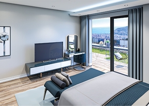 اطلالة بحر وقلعة -  شقق دوبلكس واسعة ضمن مجمع فاخر - مركز الانيا 