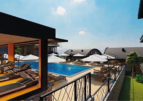 اطلالة بحر وقلعة -  شقق دوبلكس واسعة ضمن مجمع فاخر - مركز الانيا 