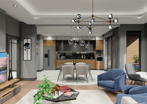 اطلالة بحر وقلعة -  شقق دوبلكس واسعة ضمن مجمع فاخر - مركز الانيا 