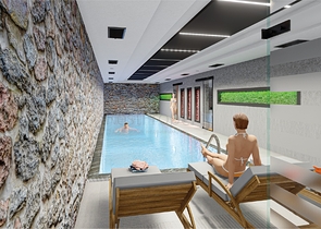 اطلالة بحر وقلعة -  شقق دوبلكس واسعة ضمن مجمع فاخر - مركز الانيا 