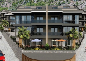 اطلالة بحر وقلعة -  شقق دوبلكس واسعة ضمن مجمع فاخر - مركز الانيا 