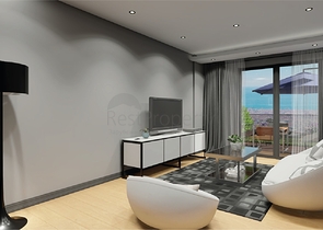 اطلالة بحر وقلعة -  شقق دوبلكس واسعة ضمن مجمع فاخر - مركز الانيا 