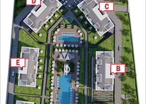 مجمع ضخم في الانيا - شقق متنوعة بالاقساط في افسلار / الانيا 