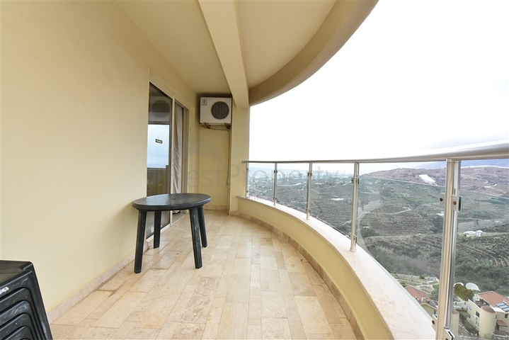 اطلالة بحر - شقة 3 غرف وصالة -ضمن مجمع غولد سيتي -الانيا / كارجيجاك 