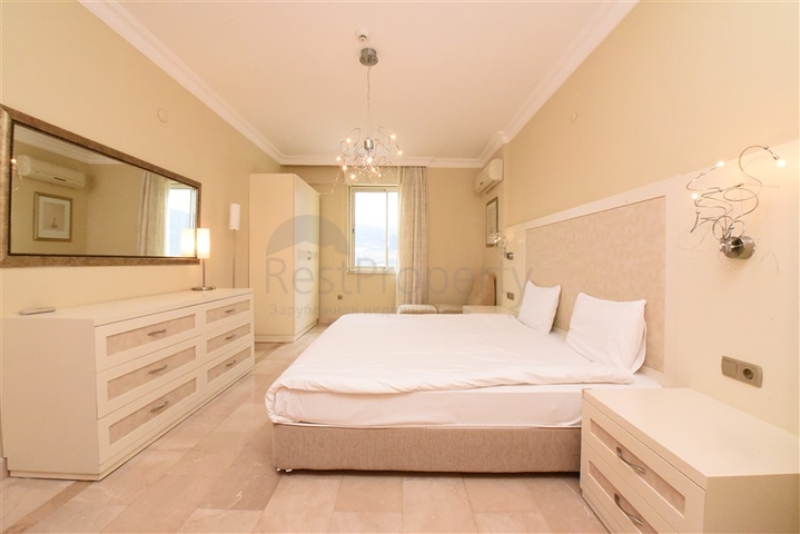 اطلالة بحر - شقة 3 غرف وصالة -ضمن مجمع غولد سيتي -الانيا / كارجيجاك 