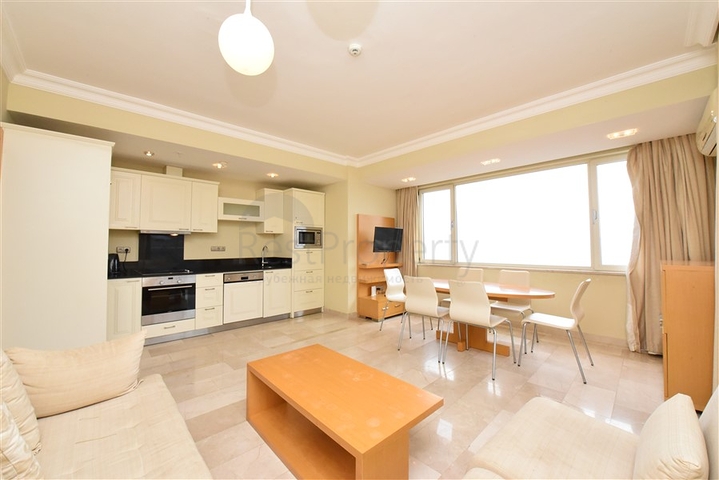 اطلالة بحر - شقة 3 غرف وصالة -ضمن مجمع غولد سيتي -الانيا / كارجيجاك 