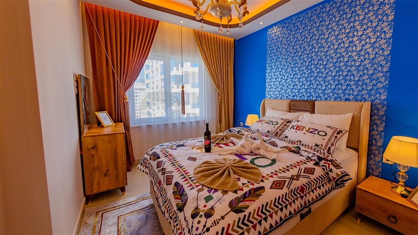 شقة اطلالة بحر في محمودلار - تصميم 1+1 - ضمن مجمع فاخر -محمودلار / الانيا 