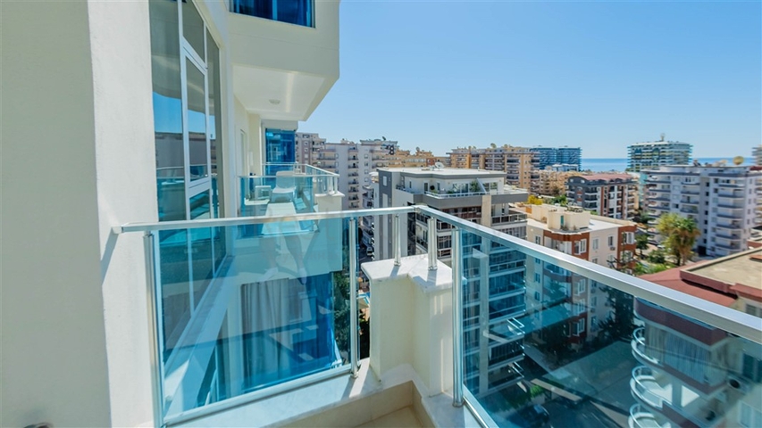 شقة اطلالة بحر في محمودلار - تصميم 1+1 - ضمن مجمع فاخر -محمودلار / الانيا 