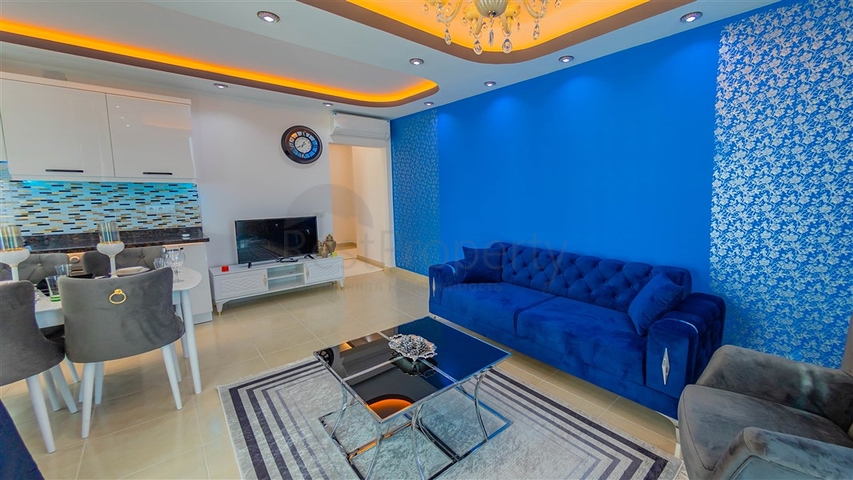 شقة اطلالة بحر في محمودلار - تصميم 1+1 - ضمن مجمع فاخر -محمودلار / الانيا 