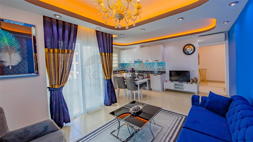 شقة اطلالة بحر في محمودلار - تصميم 1+1 - ضمن مجمع فاخر -محمودلار / الانيا 