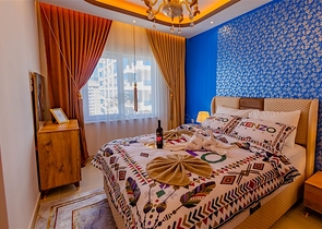 شقة اطلالة بحر في محمودلار - تصميم 1+1 - ضمن مجمع فاخر -محمودلار / الانيا 