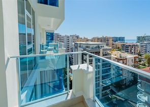 شقة اطلالة بحر في محمودلار - تصميم 1+1 - ضمن مجمع فاخر -محمودلار / الانيا 