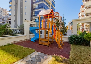 شقة اطلالة بحر في محمودلار - تصميم 1+1 - ضمن مجمع فاخر -محمودلار / الانيا 