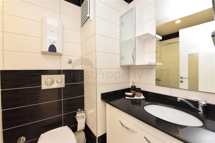 شقة مفروشة 1 + 1 في حي أفسالار 