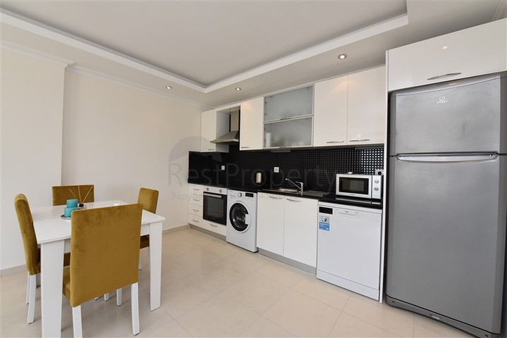 شقة مفروشة 1 + 1 في حي أفسالار 