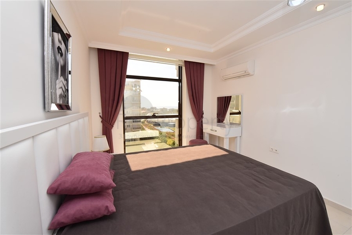 شقة مفروشة 1 + 1 في حي أفسالار 