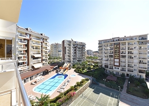 شقة مفروشة 1 + 1 في حي أفسالار 