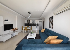 شقة مفروشة 1 + 1 في حي أفسالار 