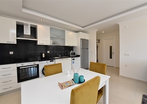 شقة مفروشة 1 + 1 في حي أفسالار 