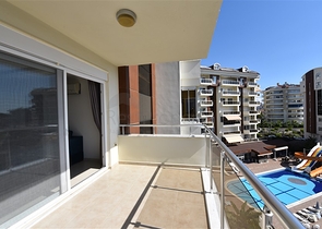 شقة مفروشة 1 + 1 في حي أفسالار 