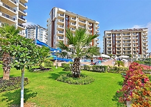 شقة ضمن مجمع فاخر -غرفة وصالة - في افسلار / الانيا 