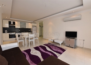 شقة ضمن مجمع فاخر -غرفة وصالة - في افسلار / الانيا 