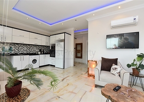 اطلالة بحر وقلعة - دوبلكس 4 غرف وصالة -في كاستل / الانيا 