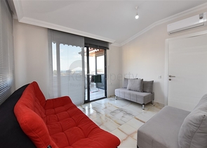 اطلالة بحر وقلعة - دوبلكس 4 غرف وصالة -في كاستل / الانيا 