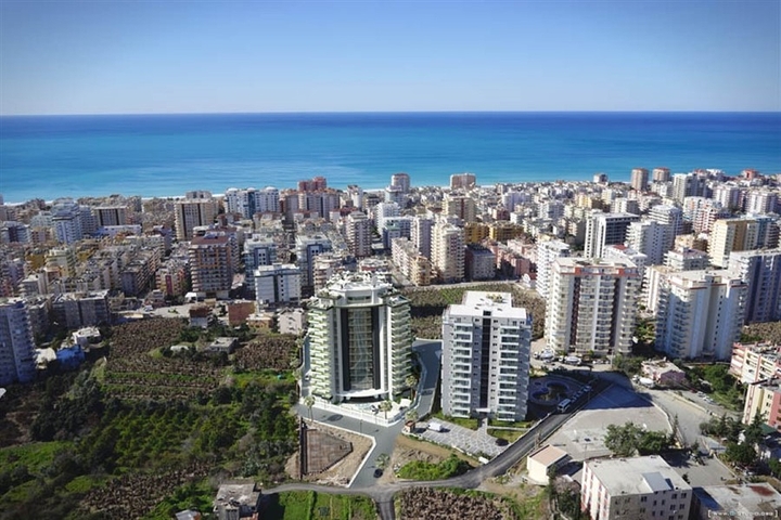 شقق فاخرة في الانيا - تصميم 1+1 - مفروشة - ضمن مجمع حديث في محمودلار / الانيا 