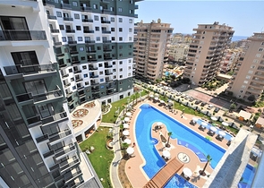 شقة للبيع ضمن مجمع فاخر في الانيا -تصميم 2 غرفة وصالة -في محمودلار / الانيا 