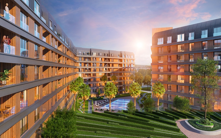 مجمع سكني فاميلي كونسبت ، بالقرب من محطة المترو