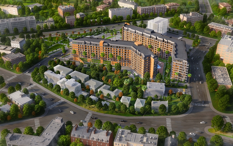 مجمع سكني فاميلي كونسبت ، بالقرب من محطة المترو