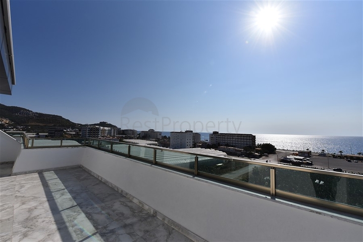 اطلالة بحر - دوبلكس 3 غرف وصالة -في كارجيجاك / الانيا 