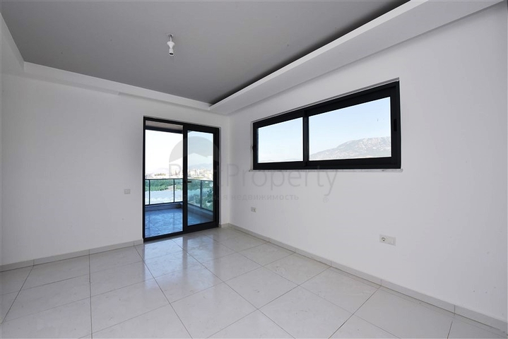 شقة اطلالة بحر - ضمن مجمع 5 نجوم - تصميم 1+2 - في كارجيجاك / الانيا 