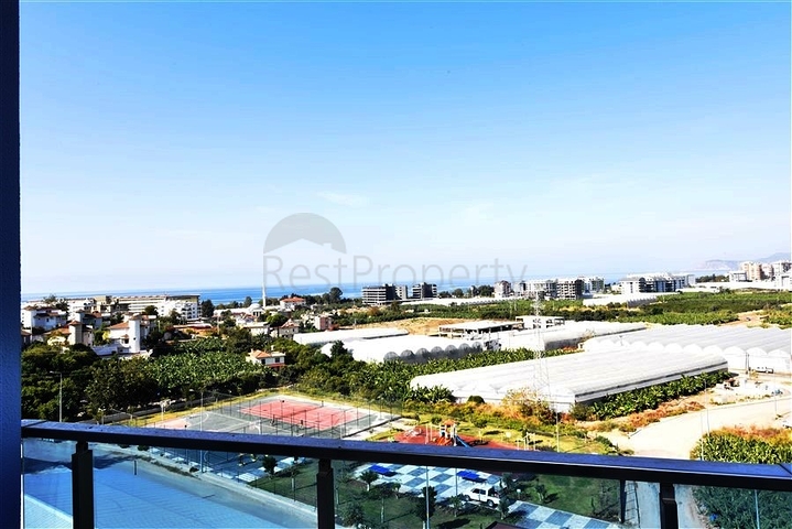 شقة اطلالة بحر - ضمن مجمع 5 نجوم - تصميم 1+2 - في كارجيجاك / الانيا 