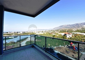 شقة اطلالة بحر - ضمن مجمع 5 نجوم - تصميم 1+2 - في كارجيجاك / الانيا 