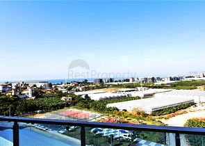 شقة اطلالة بحر - ضمن مجمع 5 نجوم - تصميم 1+2 - في كارجيجاك / الانيا 