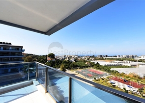 شقة اطلالة بحر - ضمن مجمع 5 نجوم - تصميم 1+2 - في كارجيجاك / الانيا 