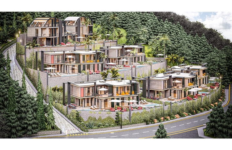 فلل للبيع بالاقساط في الانيا - مجمع قيد الانشاء -في كارجيجاك / الانيا 