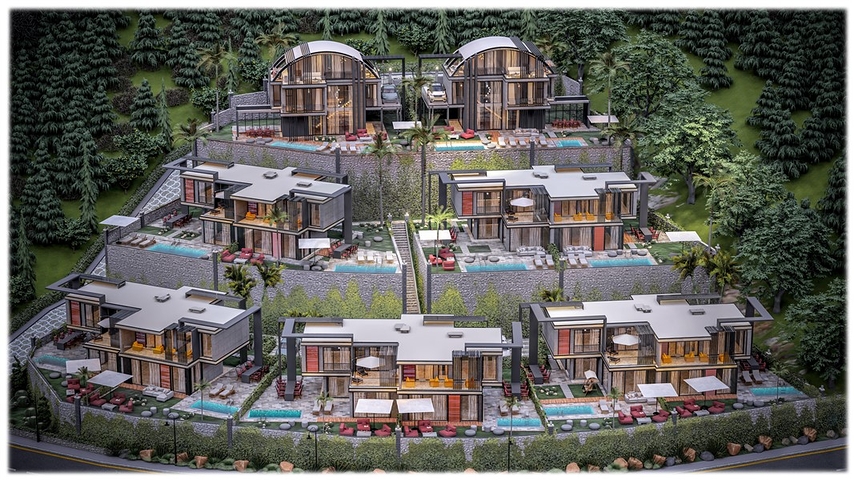 فلل للبيع بالاقساط في الانيا - مجمع قيد الانشاء -في كارجيجاك / الانيا 