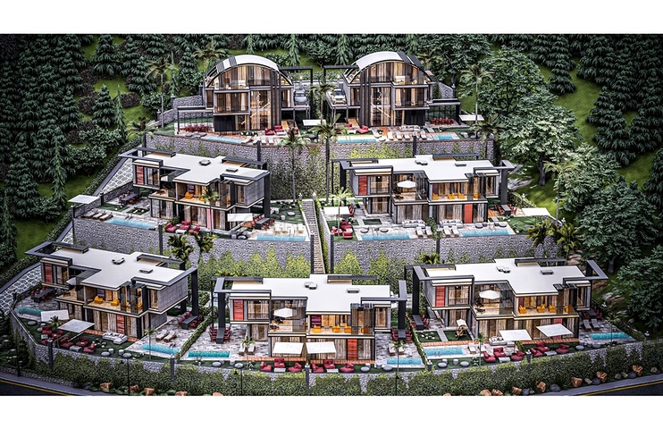 فلل للبيع بالاقساط في الانيا - مجمع قيد الانشاء -في كارجيجاك / الانيا 